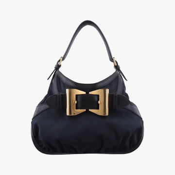 Queen Black canvas× leather 189885 H1546945クイーン ブラック キャンバス× レザー 189885 H1546945