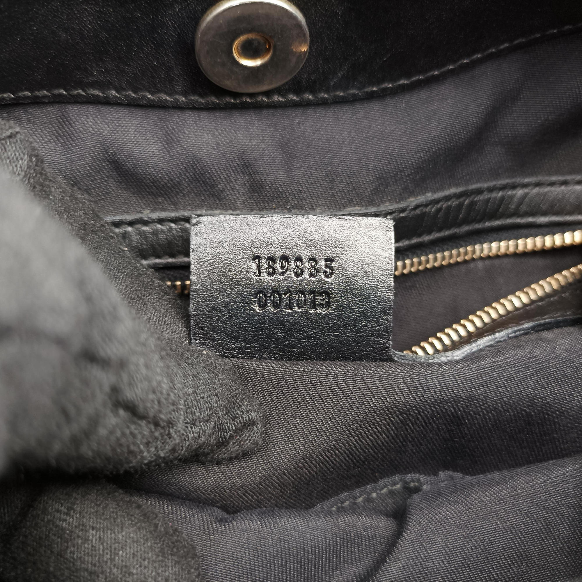 Queen Black canvas× leather 189885 H1546945クイーン ブラック キャンバス× レザー 189885 H1546945