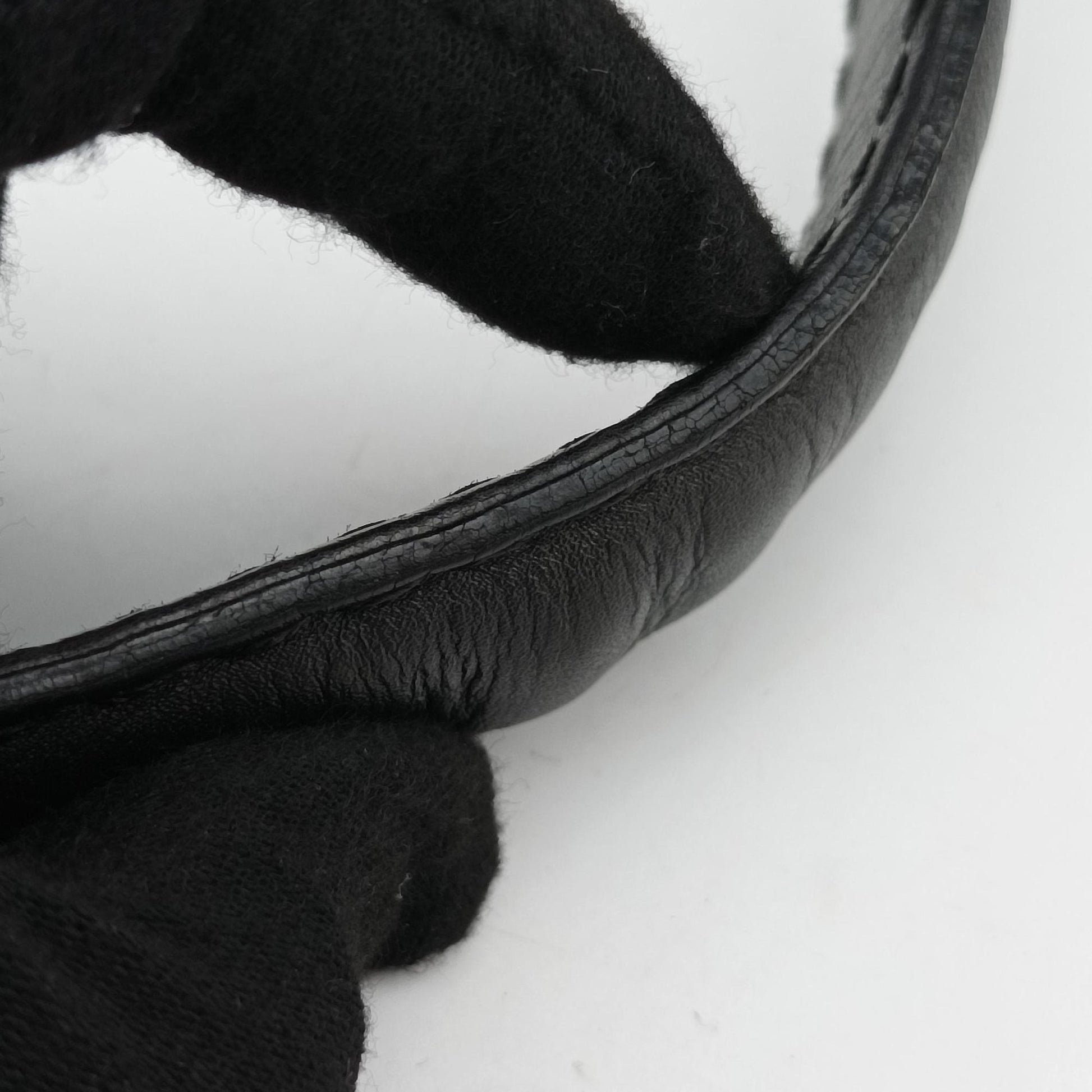 Queen Black canvas× leather 189885 H1546945クイーン ブラック キャンバス× レザー 189885 H1546945