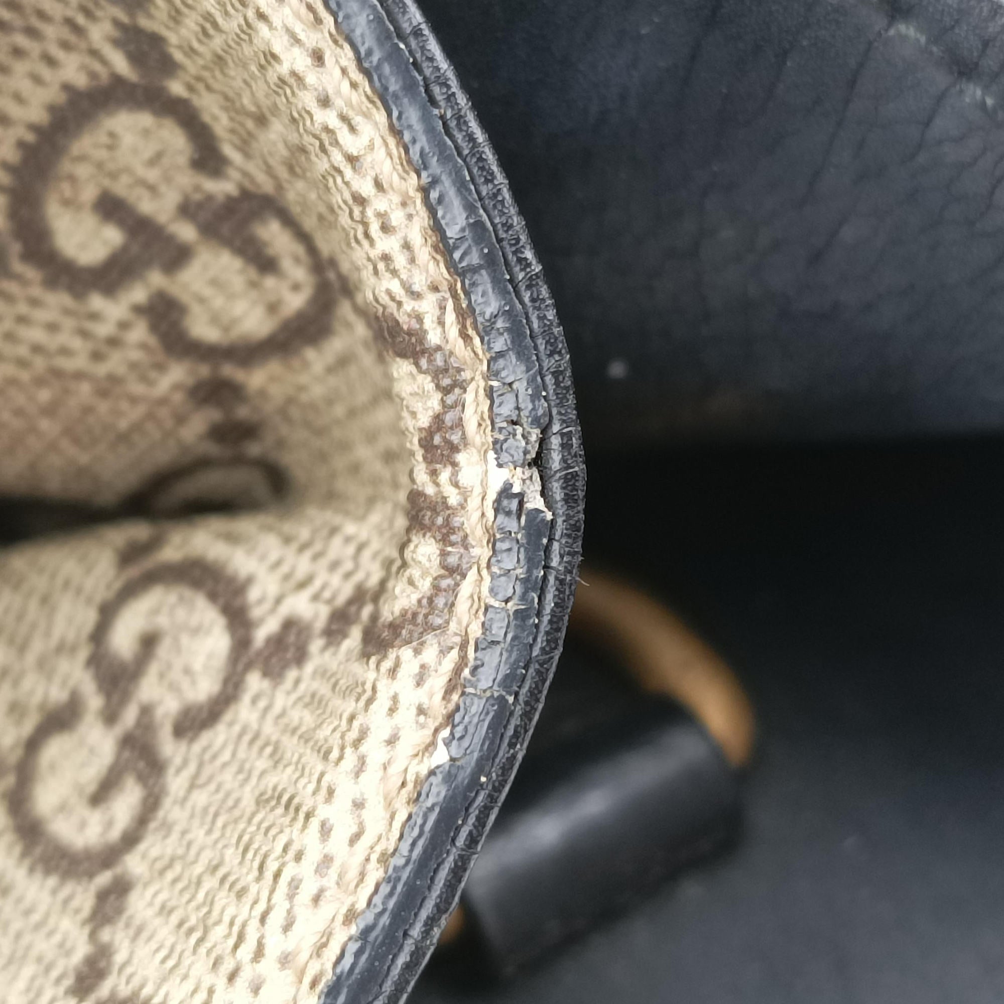 GG Supreme Bee Beige×multi PVC coated canvas 450950 E021661325GGスプリーム キングスネーク ベージュ×マルチ PVCコーティングキャンバス 450950 E021661325