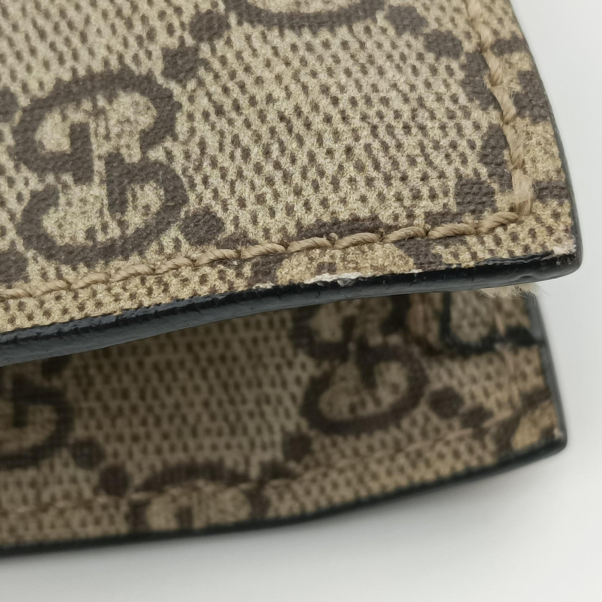 GG Supreme Bee Beige×multi PVC coated canvas 450950 E021661325GGスプリーム キングスネーク ベージュ×マルチ PVCコーティングキャンバス 450950 E021661325