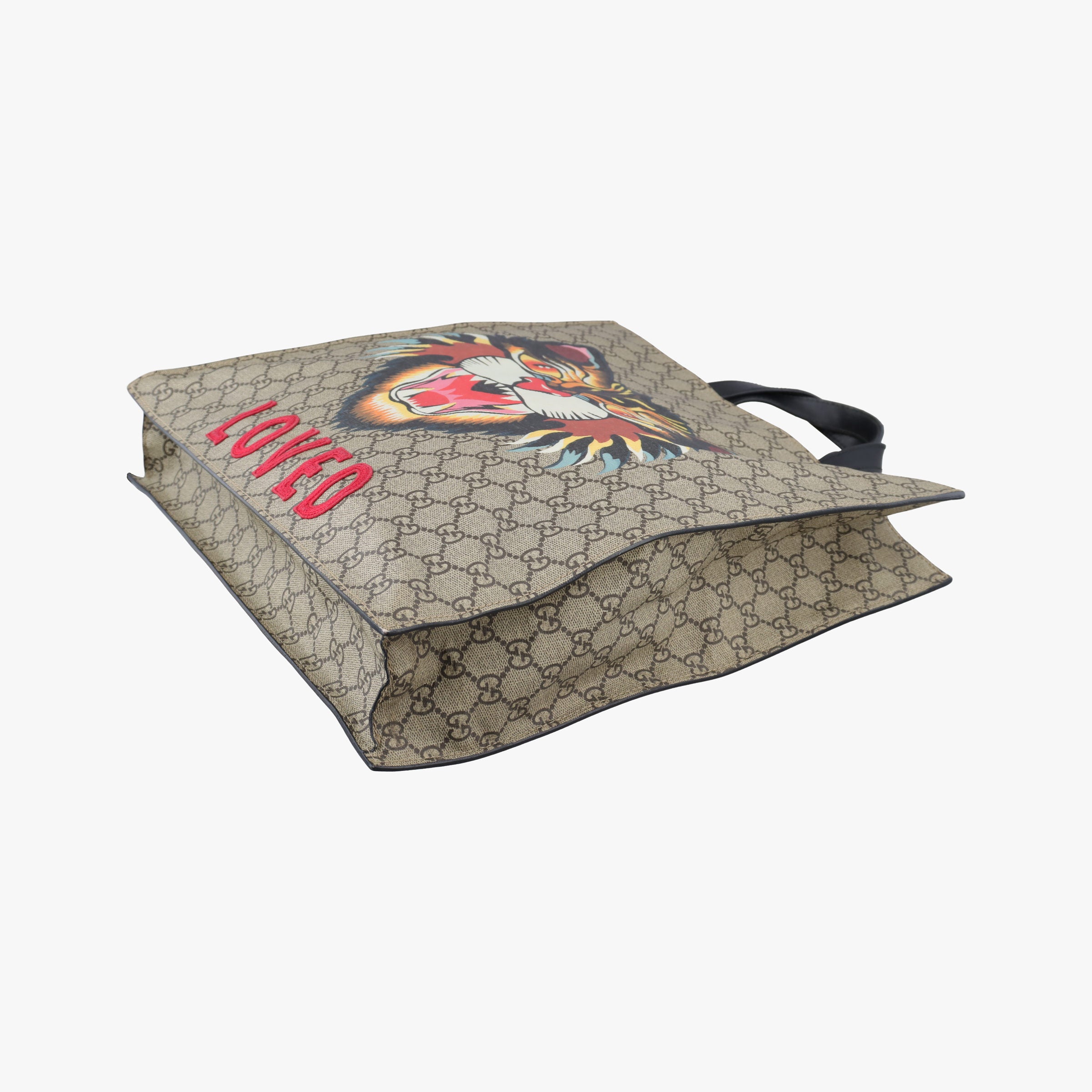 GG Supreme Bee Beige×multi PVC coated canvas 450950 E021661325GGスプリーム キングスネーク ベージュ×マルチ PVCコーティングキャンバス 450950 E021661325