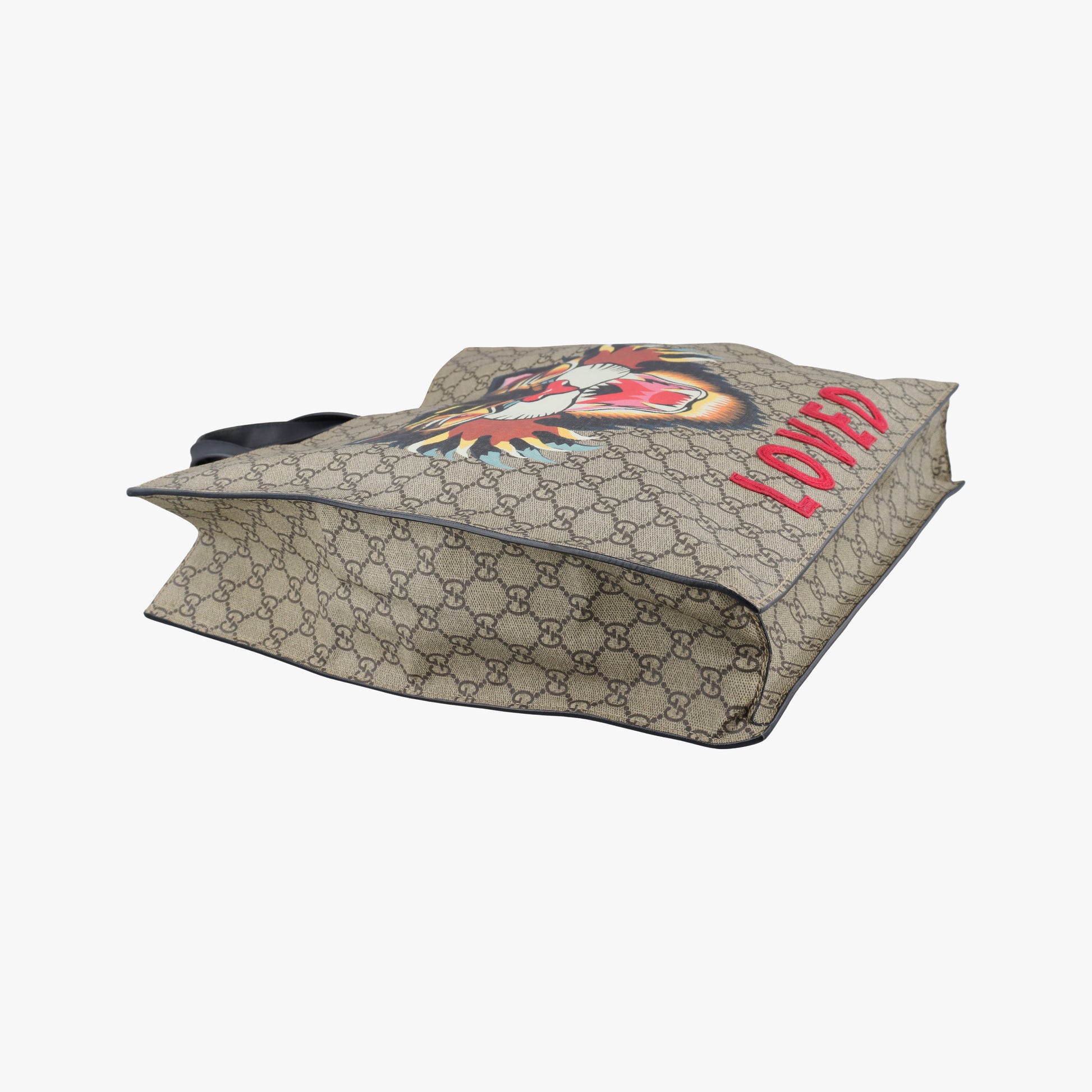 GG Supreme Bee Beige×multi PVC coated canvas 450950 E021661325GGスプリーム キングスネーク ベージュ×マルチ PVCコーティングキャンバス 450950 E021661325