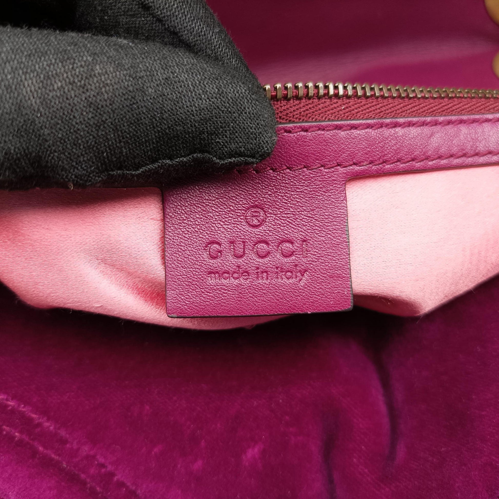 GG Marmont Purple velour 448497 A023108986GGマーモント パープル ベロア 448497 A023108986