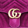 GG Marmont Purple velour 448497 A023108986GGマーモント パープル ベロア 448497 A023108986