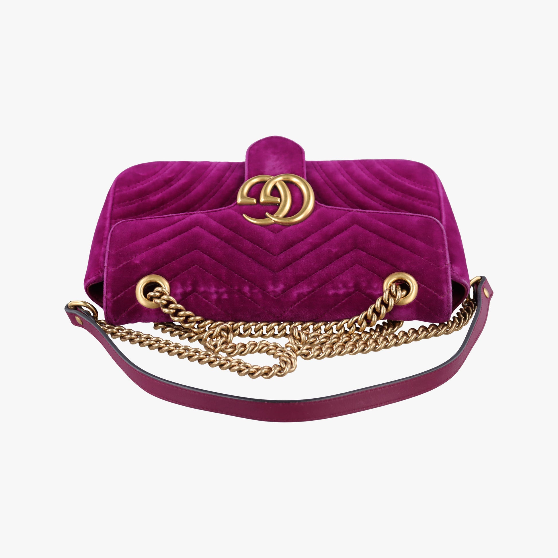 GG Marmont Purple velour 448497 A023108986GGマーモント パープル ベロア 448497 A023108986