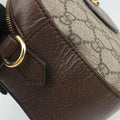 Neo Messenger beige×brown PVC coated canvas ×Leather 476466 C034217739ネオ メッセンジャー ベージュ×ブラウン PVCコーティングキャンバス×レザー 476466 C034217739