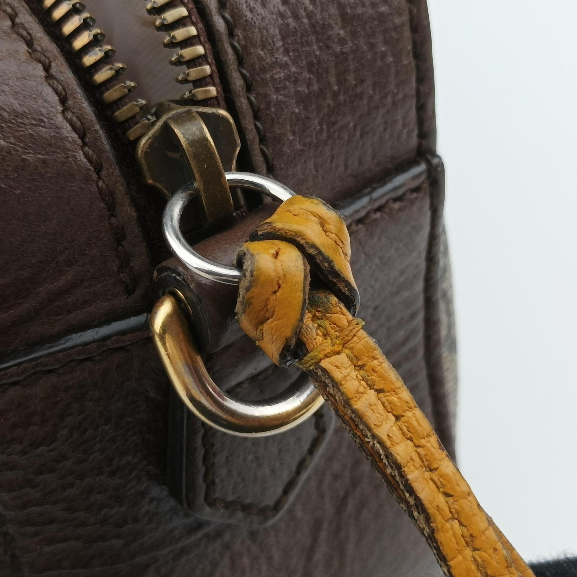 Neo Messenger beige×brown PVC coated canvas ×Leather 476466 C034217739ネオ メッセンジャー ベージュ×ブラウン PVCコーティングキャンバス×レザー 476466 C034217739