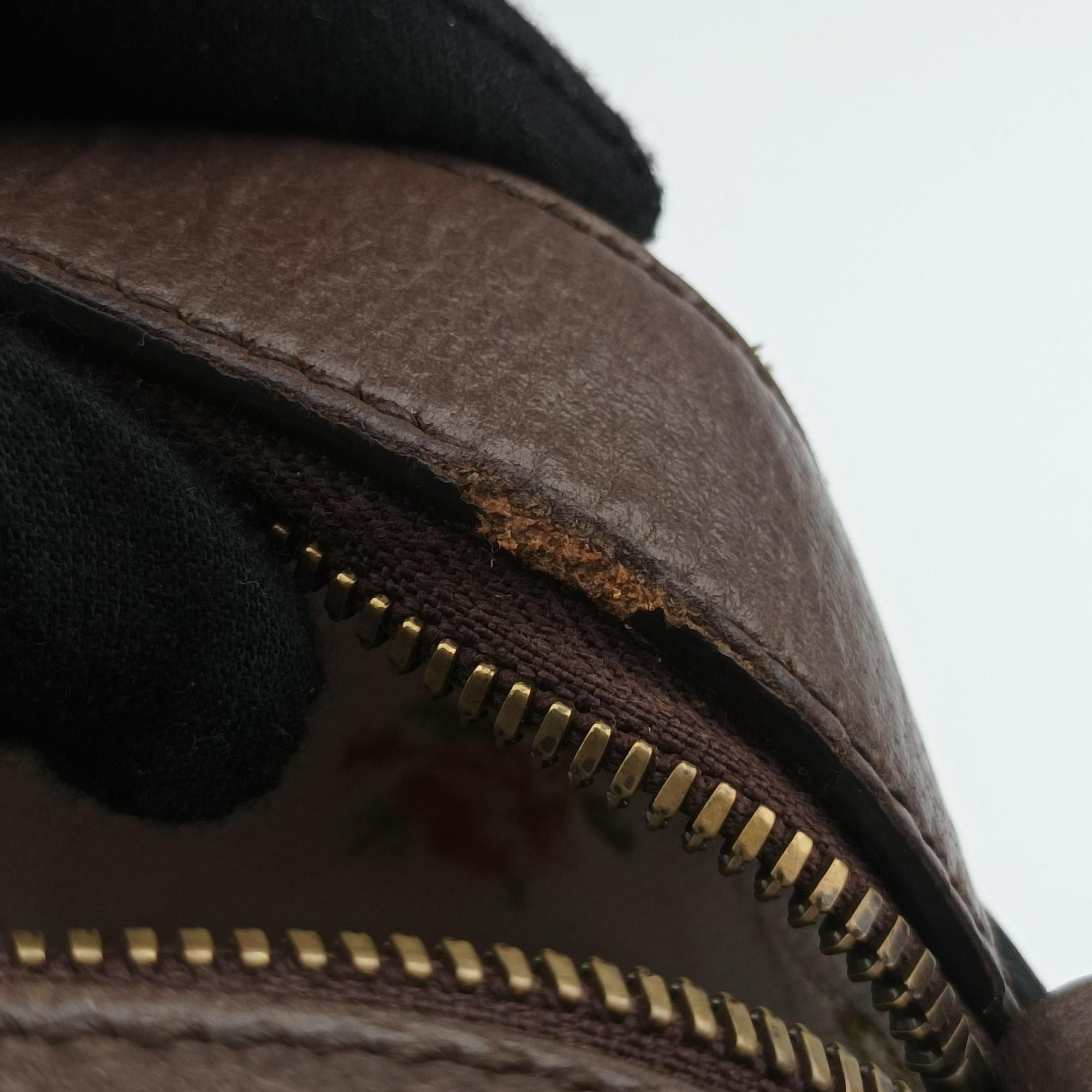 Neo Messenger beige×brown PVC coated canvas ×Leather 476466 C034217739ネオ メッセンジャー ベージュ×ブラウン PVCコーティングキャンバス×レザー 476466 C034217739