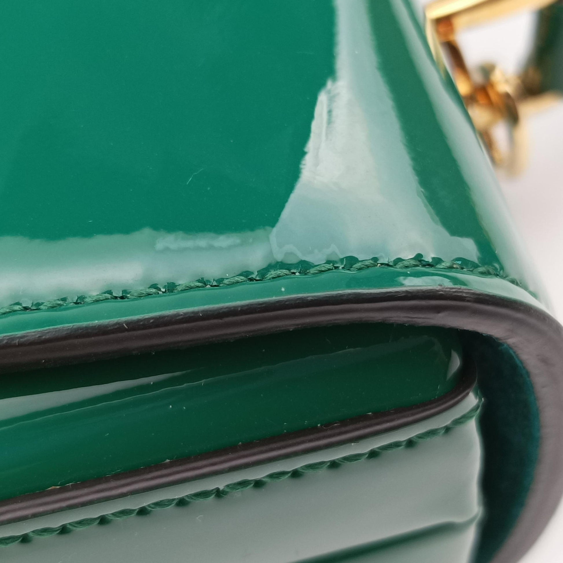 Sylvie Green Patent Leather 589478 E030193046シルヴィ グリーン パテント 589478 E030193046