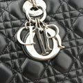 Lady Dior Black lambskin 18-MA-1104レディディオール ブラック ラムスキン 18-MA-1104