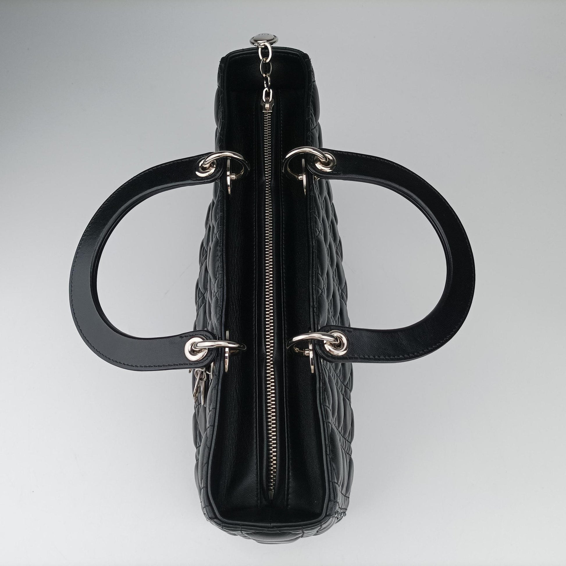 Lady Dior Black lambskin 18-MA-1104レディディオール ブラック ラムスキン 18-MA-1104
