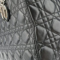 Lady Dior Black lambskin 18-MA-1104レディディオール ブラック ラムスキン 18-MA-1104