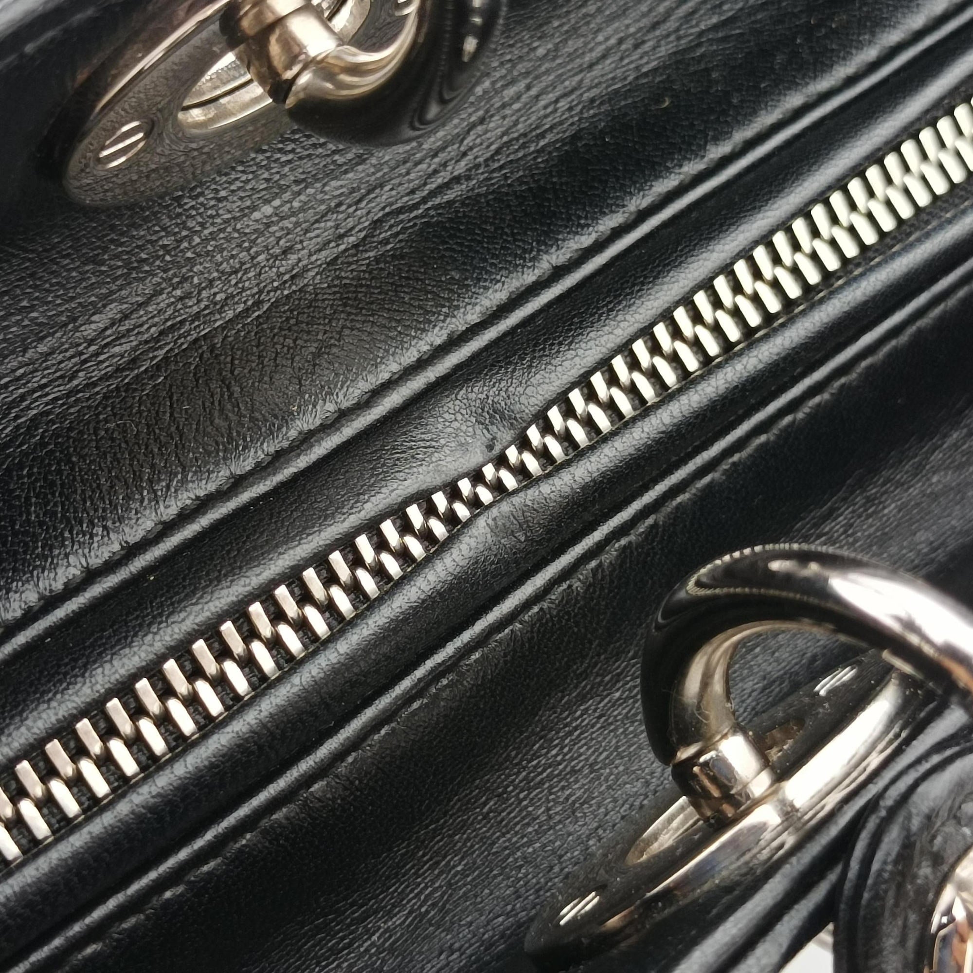 Lady Dior Black lambskin 18-MA-1104レディディオール ブラック ラムスキン 18-MA-1104