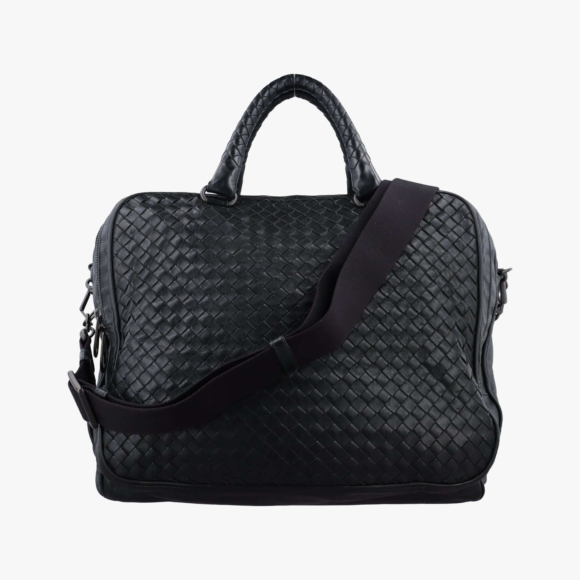 Intrecciato Black lambskin B01209693Rイントレチャート ブラック ラムスキン B01209693R