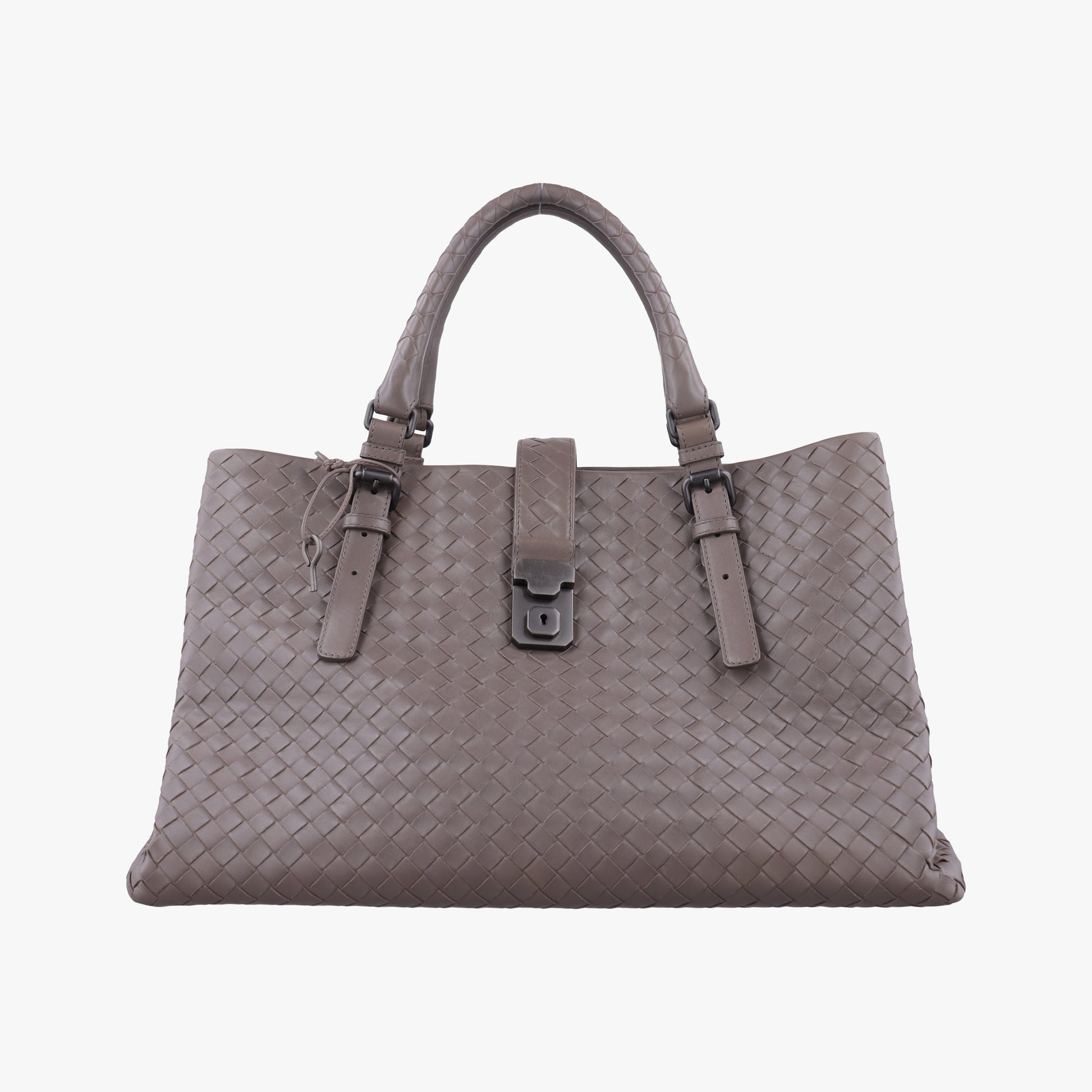 Roma Intrecciato Brown lambskin B00409209Pローマ イントレチャート ブラウン ラムスキン B00409209P