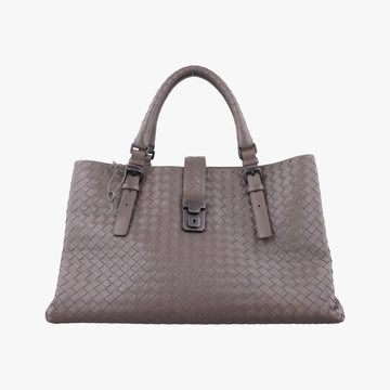 Roma Intrecciato Brown lambskin B00409209Pローマ イントレチャート ブラウン ラムスキン B00409209P