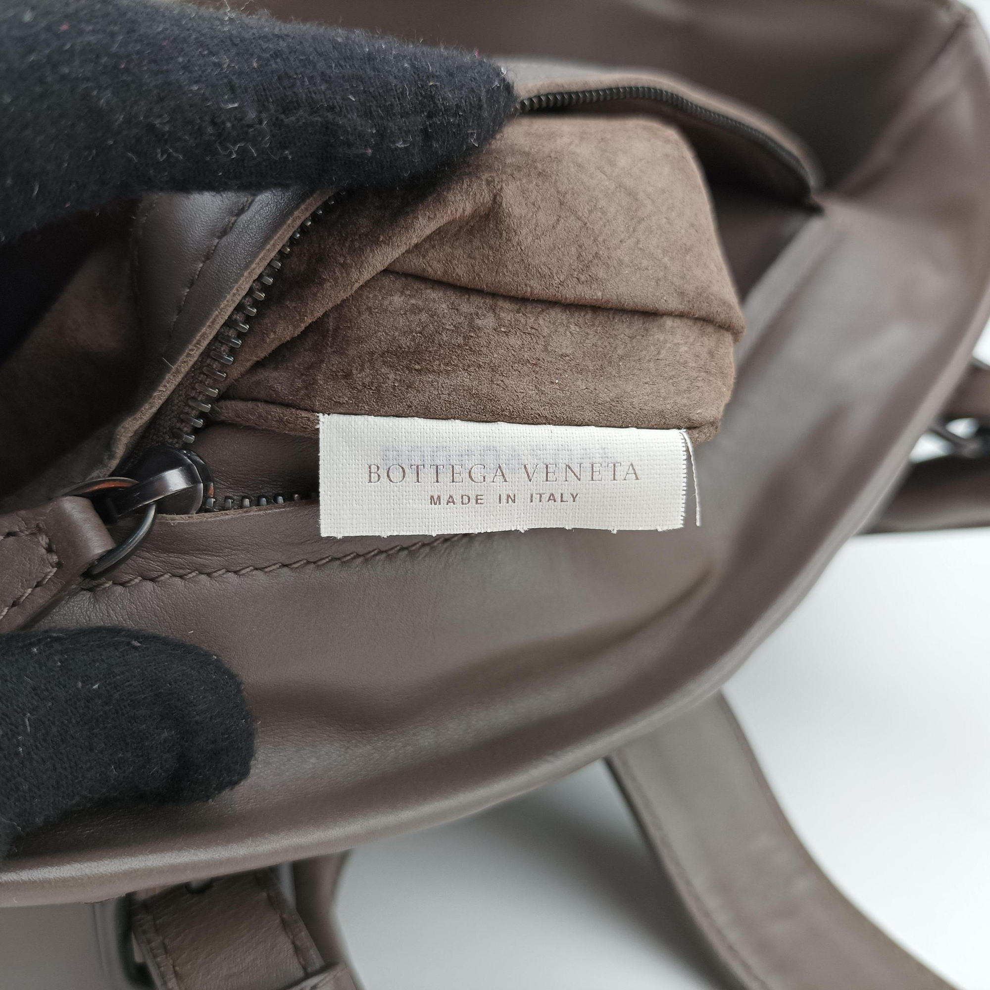 Roma Intrecciato Brown lambskin B00409209Pローマ イントレチャート ブラウン ラムスキン B00409209P