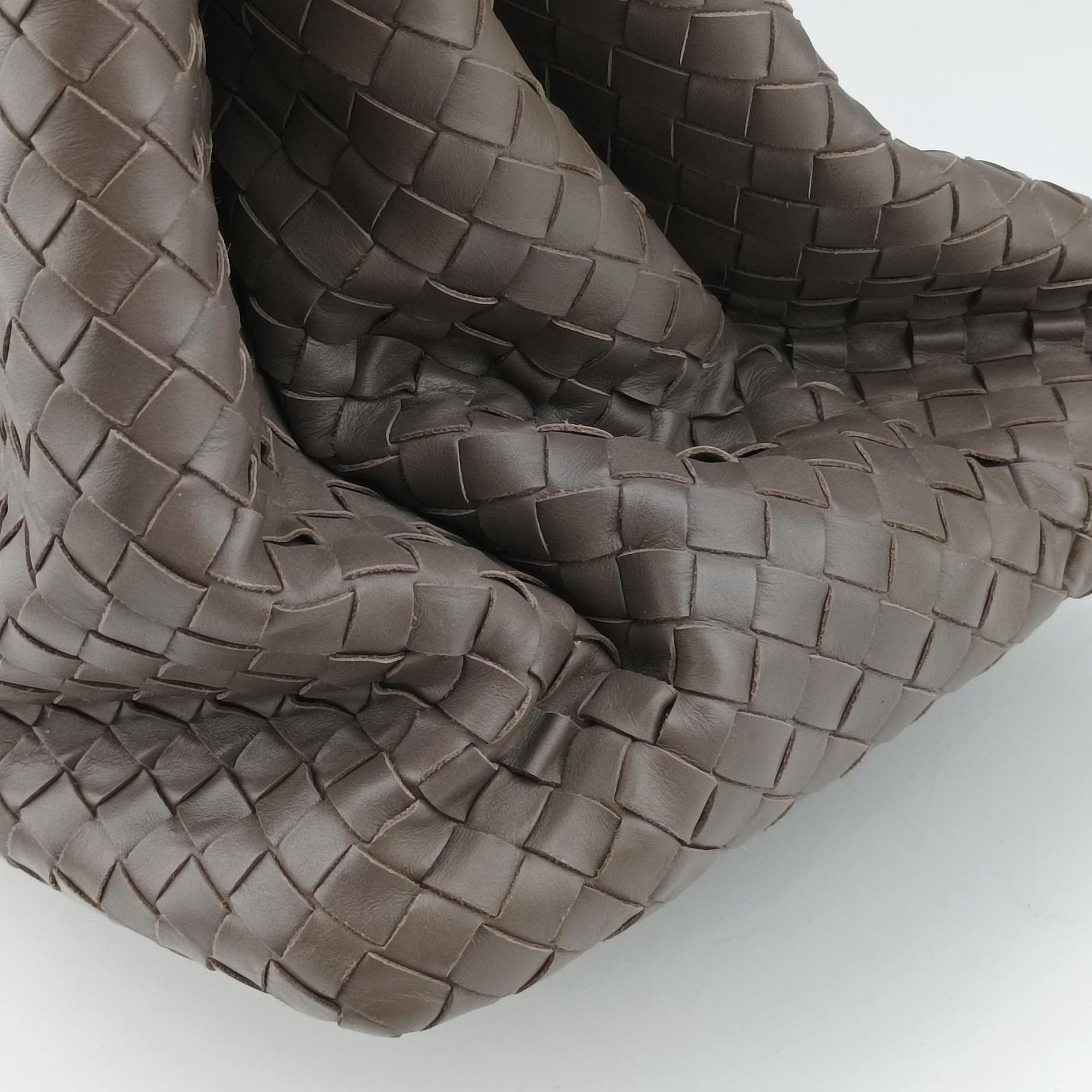 Roma Intrecciato Brown lambskin B00409209Pローマ イントレチャート ブラウン ラムスキン B00409209P