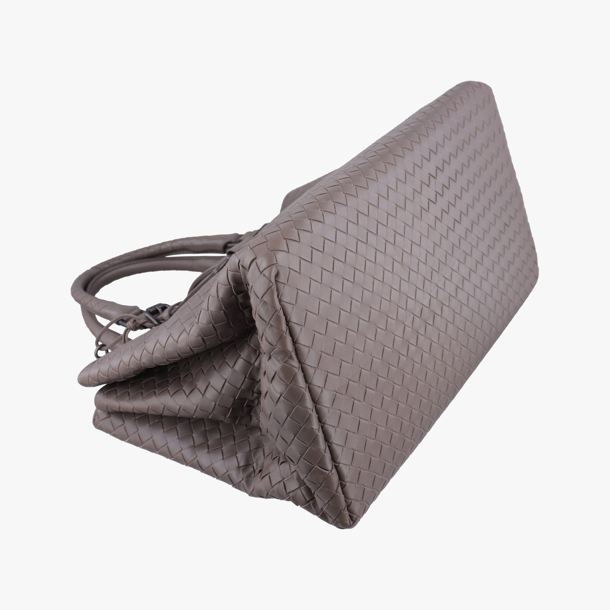 Roma Intrecciato Brown lambskin B00409209Pローマ イントレチャート ブラウン ラムスキン B00409209P