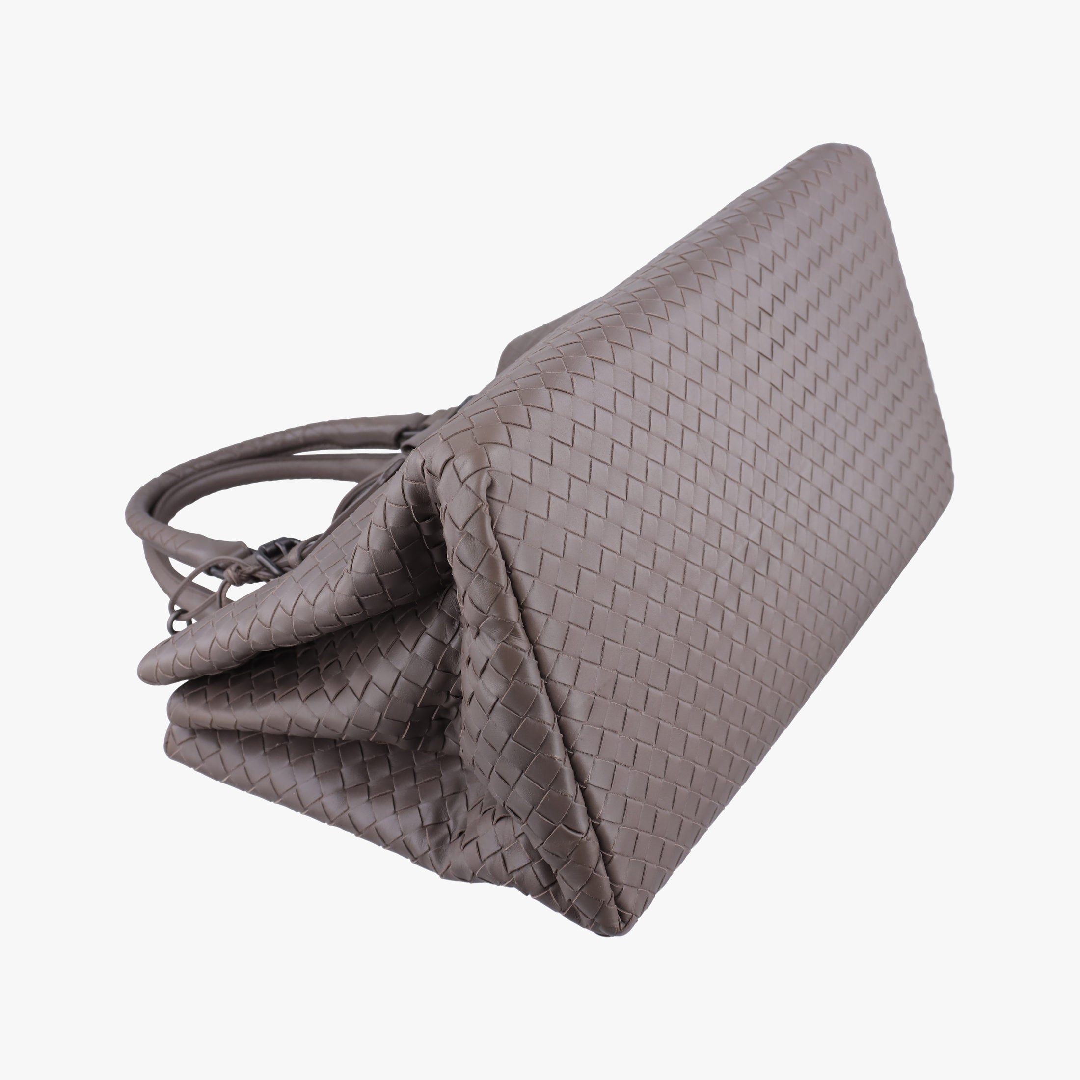 Roma Intrecciato Brown lambskin B00409209Pローマ イントレチャート ブラウン ラムスキン B00409209P