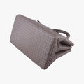 Roma Intrecciato Brown lambskin B00409209Pローマ イントレチャート ブラウン ラムスキン B00409209P