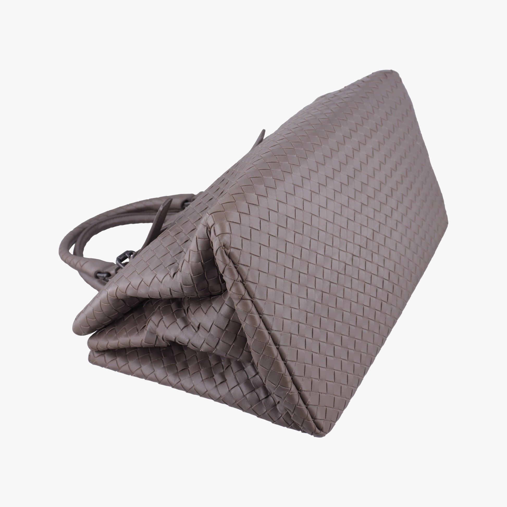 Roma Intrecciato Brown lambskin B00409209Pローマ イントレチャート ブラウン ラムスキン B00409209P