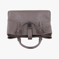 Roma Intrecciato Brown lambskin B00409209Pローマ イントレチャート ブラウン ラムスキン B00409209P