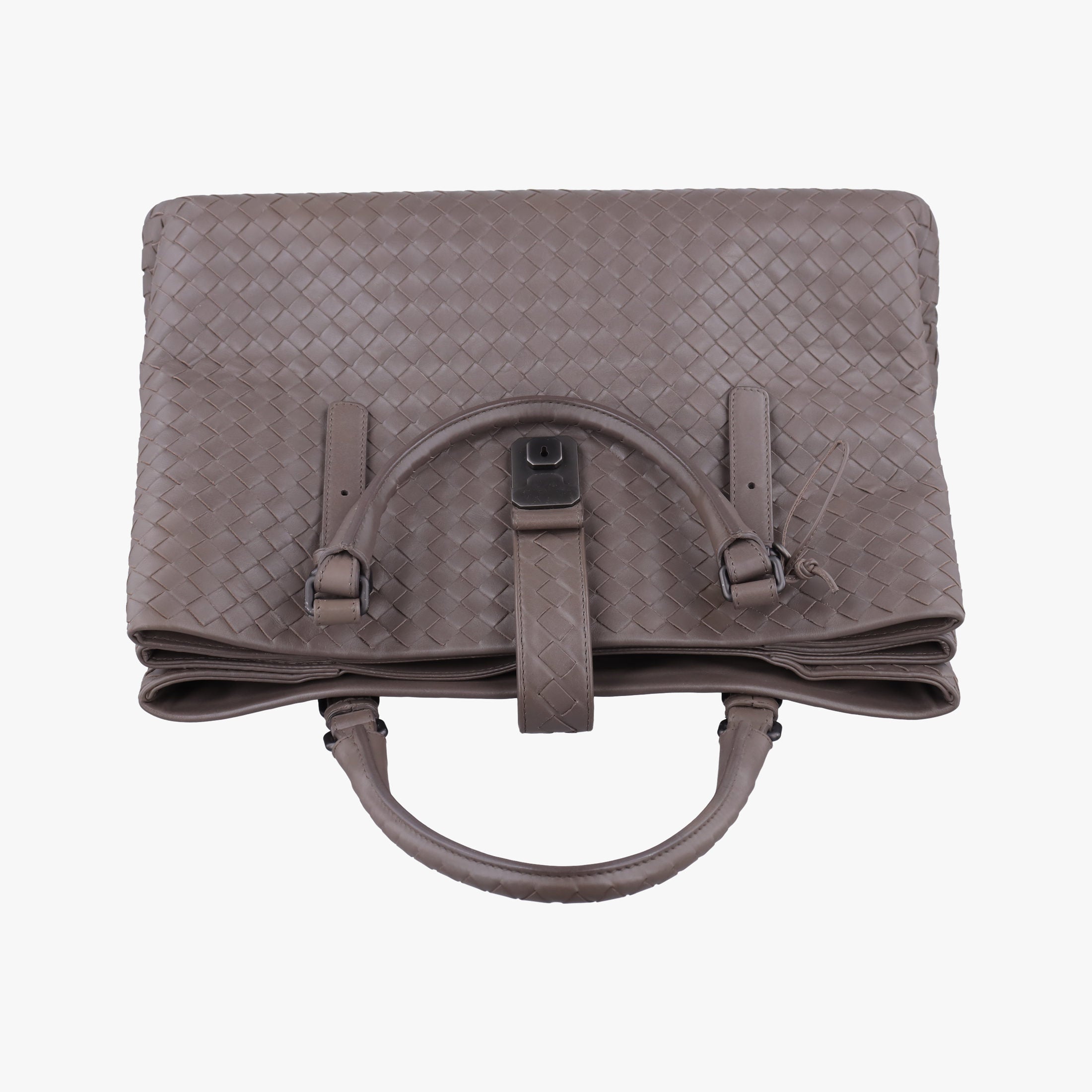 Roma Intrecciato Brown lambskin B00409209Pローマ イントレチャート ブラウン ラムスキン B00409209P
