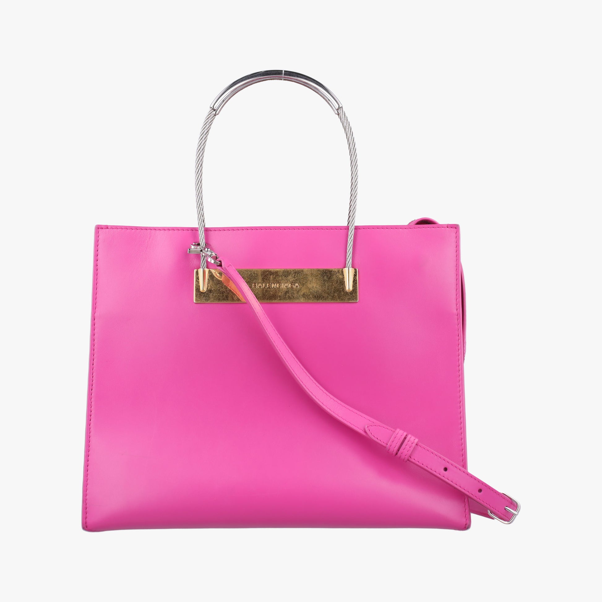 Cable Shopper Rose Leather 371177.5610.F.002123ケーブル ショッパー ローズ レッド レザー 371177.5610.F.002123