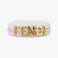 Nano Fendigraphy White Leather 7AS089 7AS089 A5DY 229.0189ナノ フェンディグラフィー ホワイト レザー 7AS089 7AS089 A5DY 229.0189