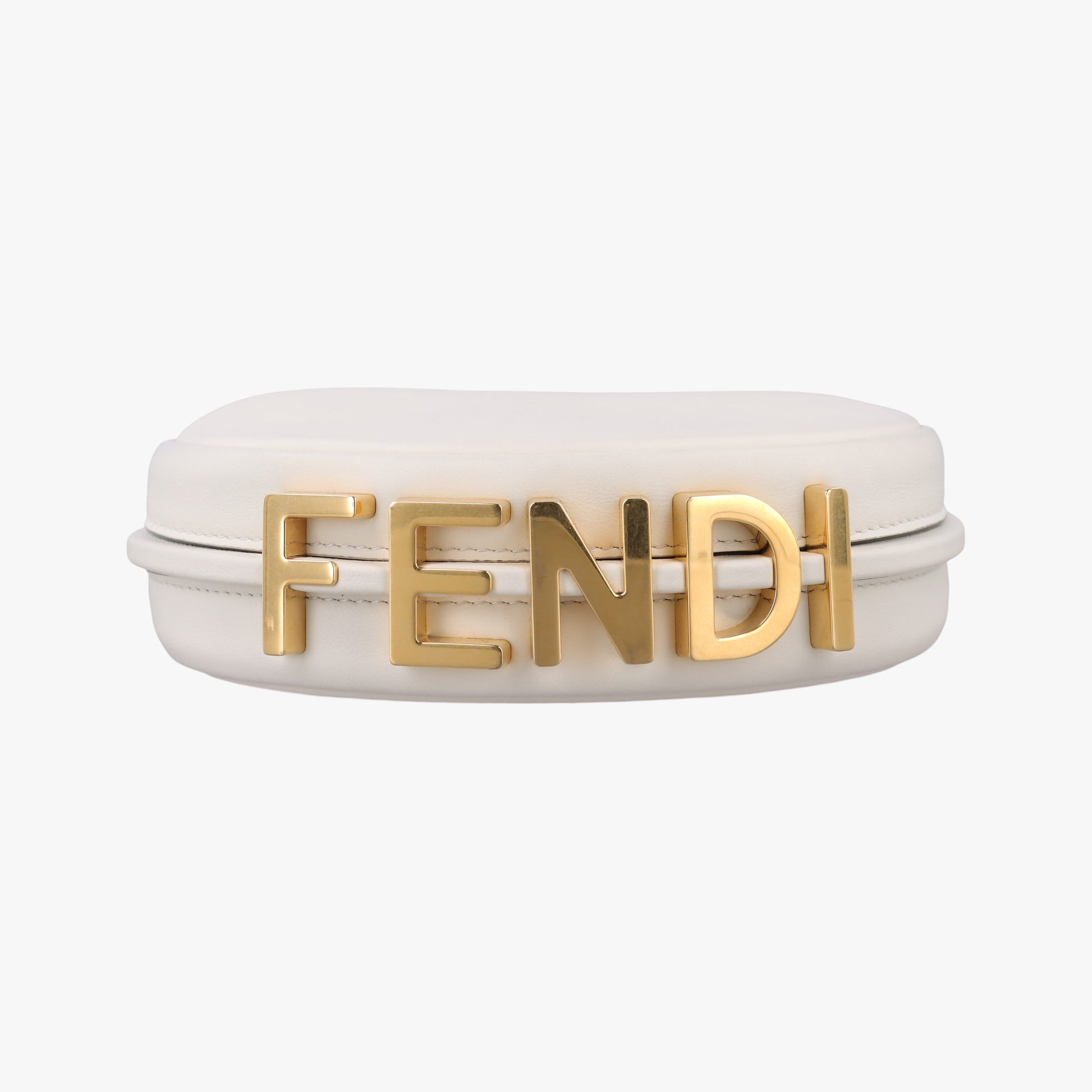 Nano Fendigraphy White Leather 7AS089 7AS089 A5DY 229.0189ナノ フェンディグラフィー ホワイト レザー 7AS089 7AS089 A5DY 229.0189