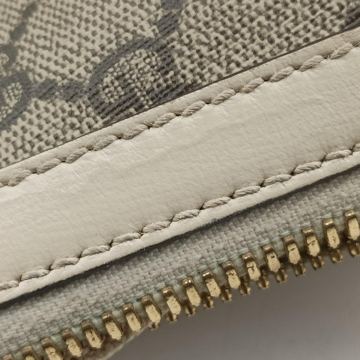 KEN SCOTT Horsebit 1955 beige×white PVC coated canvas×leather 640716 D034030455ホースビット 1955 ベージュ×ホワイト PVCコーティングキャンバス×レザー 640716 D034030455