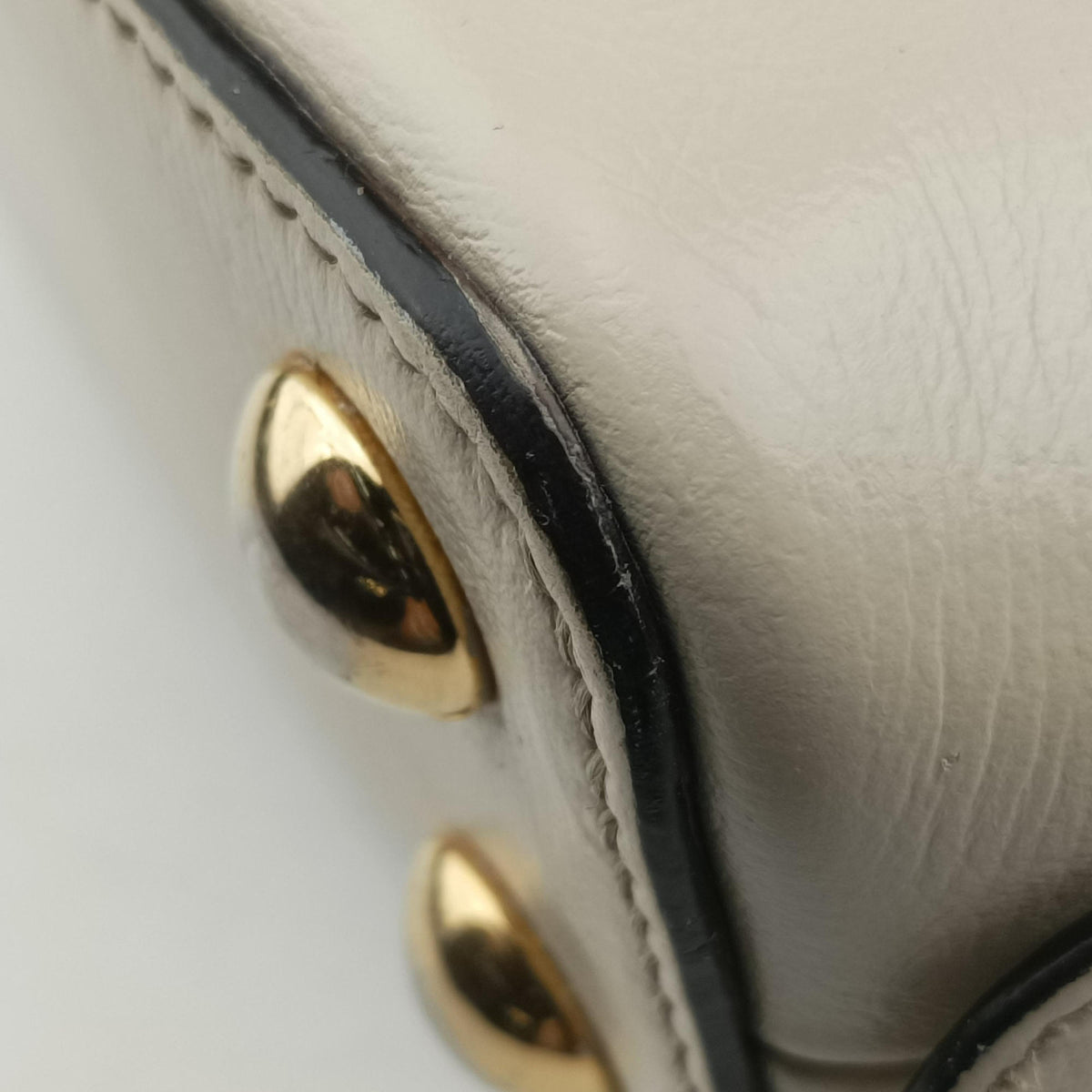 KEN SCOTT Horsebit 1955 beige×white PVC coated canvas×leather 640716 D034030455ホースビット 1955 ベージュ×ホワイト PVCコーティングキャンバス×レザー 640716 D034030455