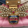 Queen Margaret Bamboo Multicolour Leather 476664 H0222474126クイーンマーガレット バンブー マルチカラー レザー 476664 H0222474126