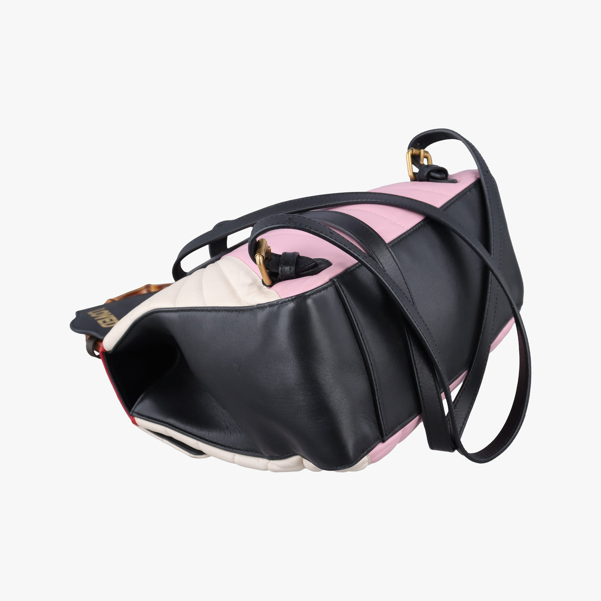Queen Margaret Bamboo Multicolour Leather 476664 H0222474126クイーンマーガレット バンブー マルチカラー レザー 476664 H0222474126