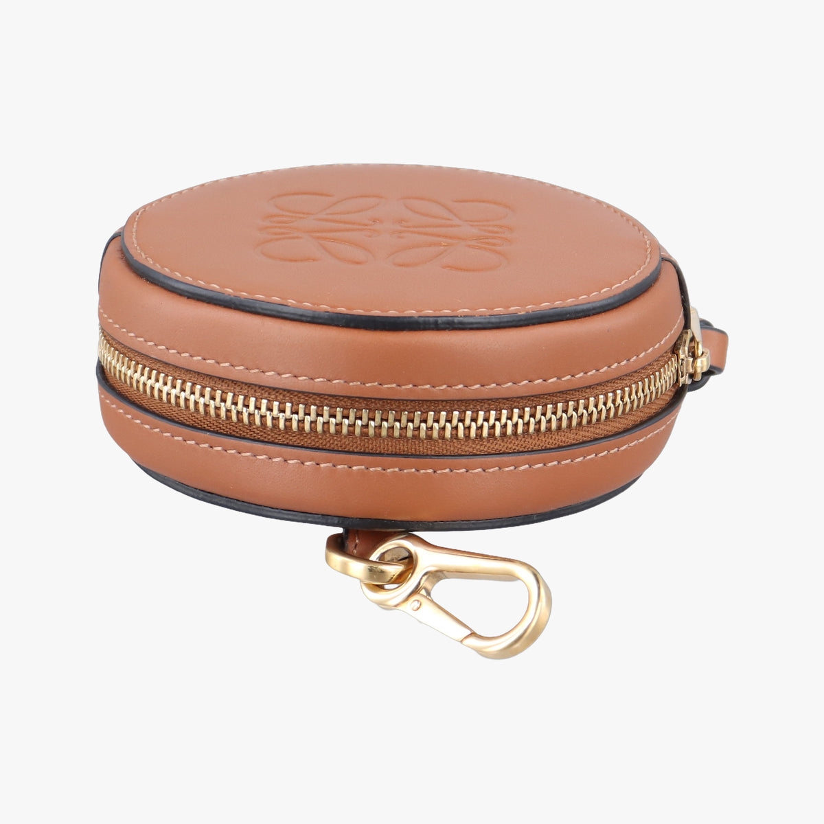 Cookie pouch Brown Leather 10 21 33クッキー ポーチ ブラウン レザー 10 21 33