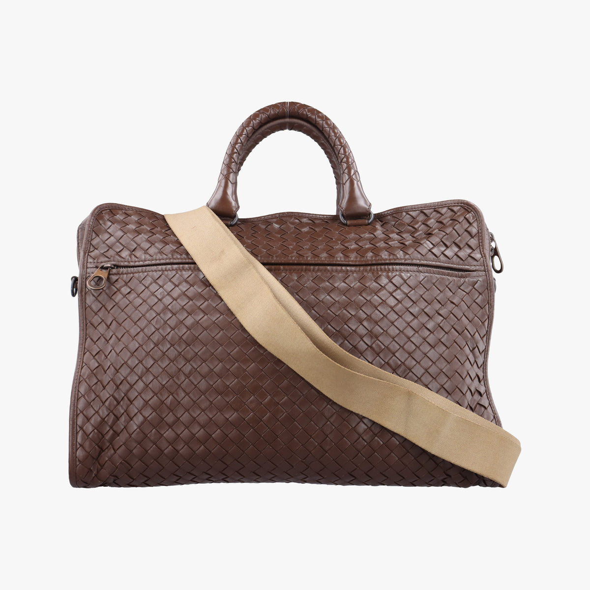Intrecciato Brown lambskin B01135528Vイントレチャート ブラウン ラムスキン B01135528V