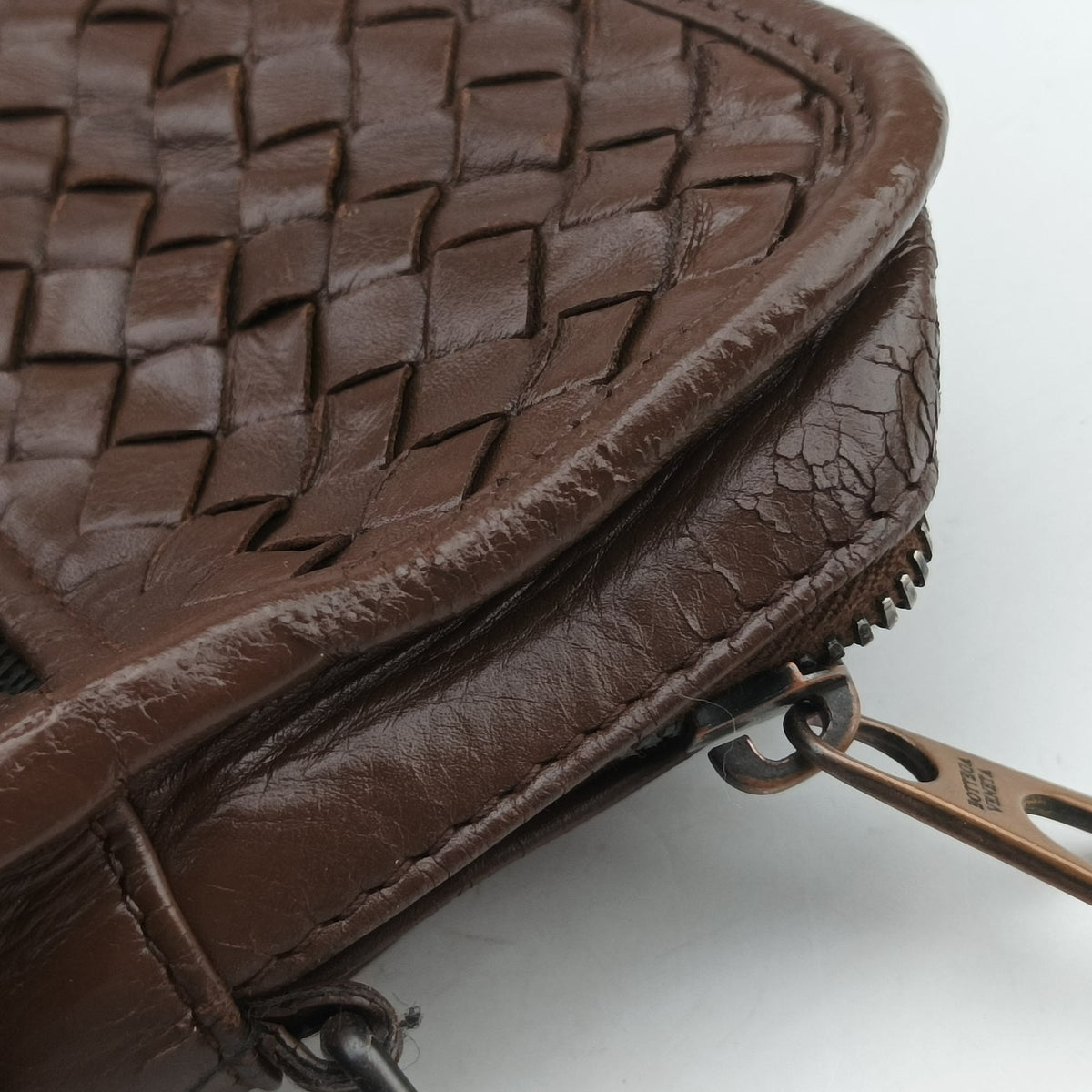 Intrecciato Brown lambskin B01135528Vイントレチャート ブラウン ラムスキン B01135528V