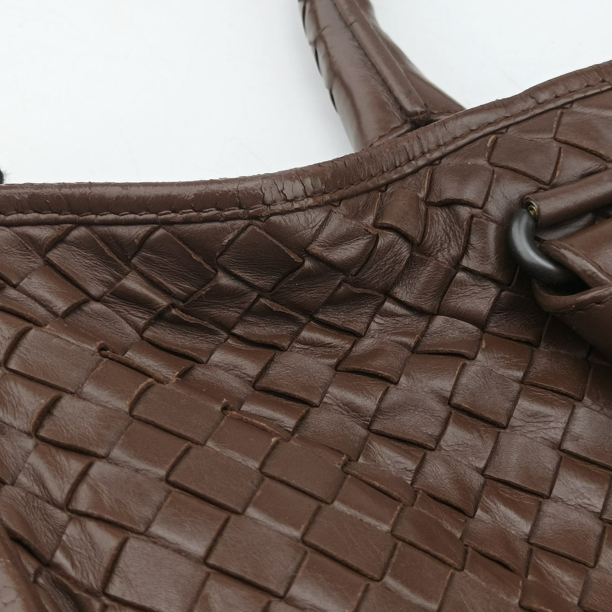 Intrecciato Brown lambskin B01135528Vイントレチャート ブラウン ラムスキン B01135528V