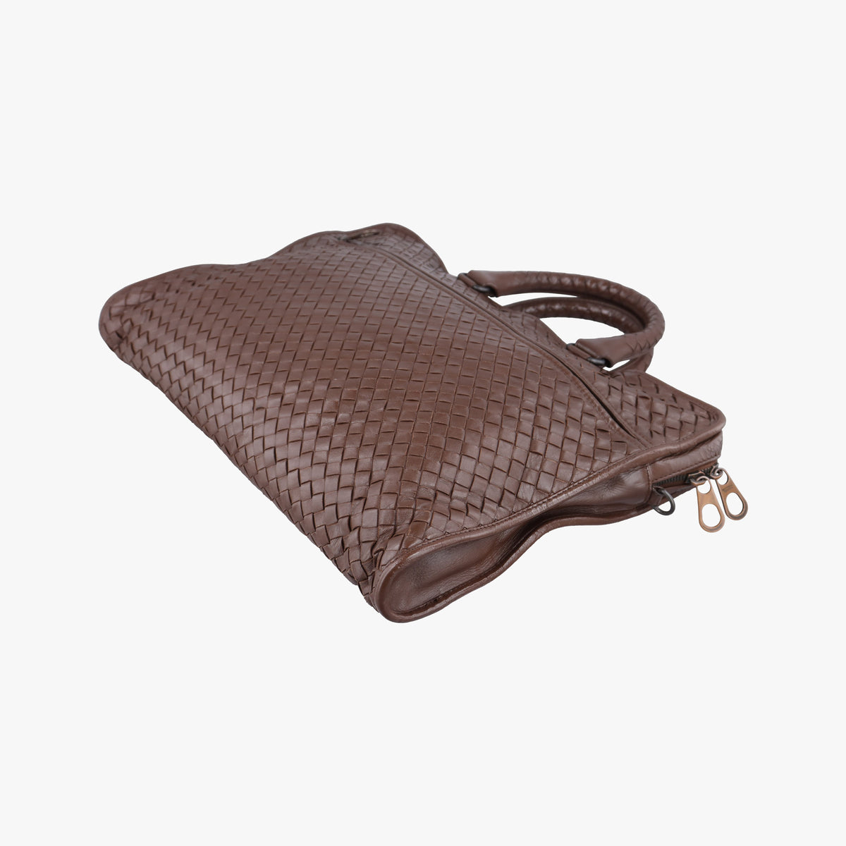 Intrecciato Brown lambskin B01135528Vイントレチャート ブラウン ラムスキン B01135528V