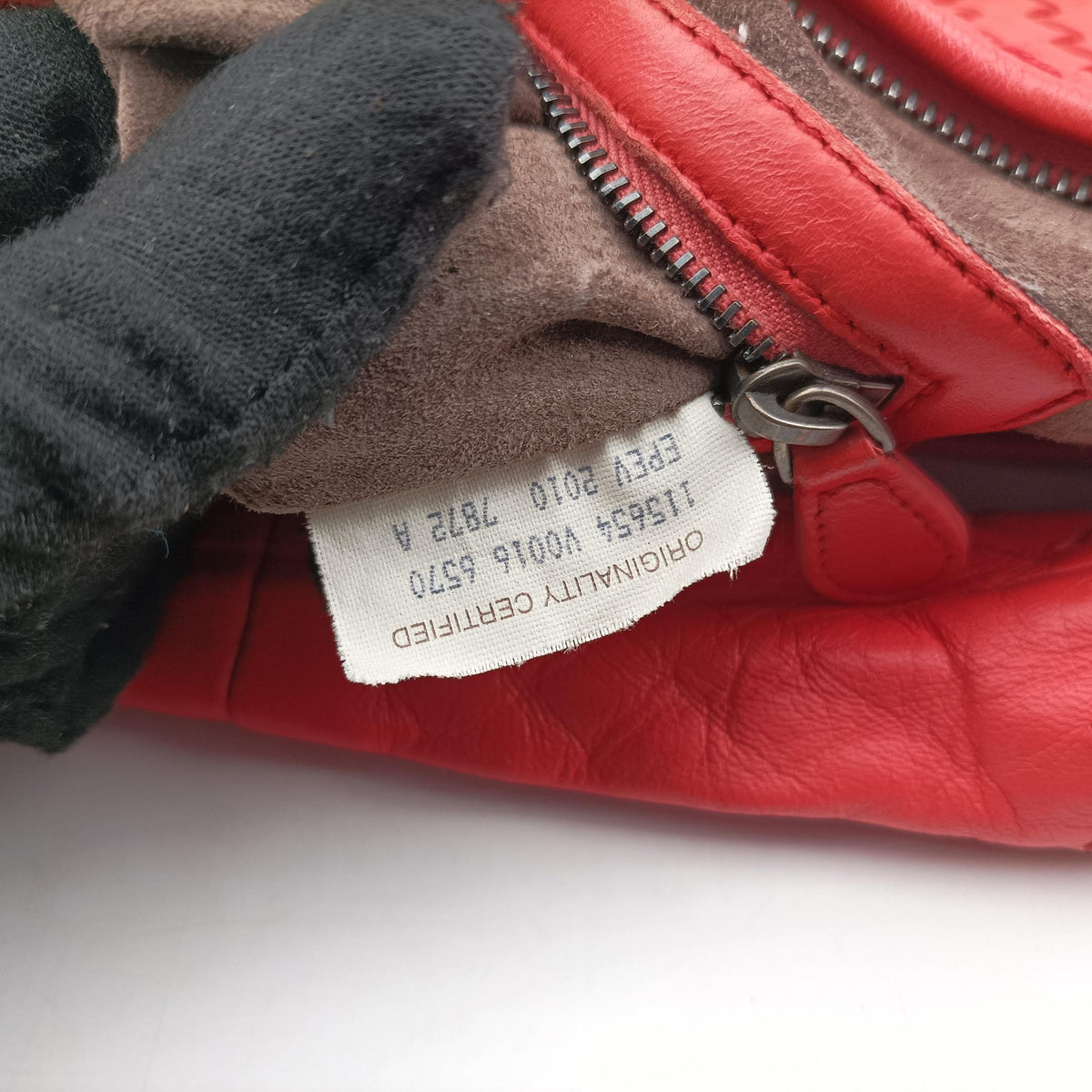 Intrecciato Red lambskin 115654 V0016 6570 EPEV 2010 7872 Aイントレチャート レッド ラムスキン 115654 V0016 6570 EPEV 2010 7872 A