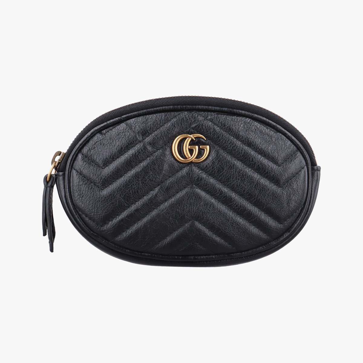 GG Marmont Black Leather 524597 GGマーモント ブラック レザー 524597