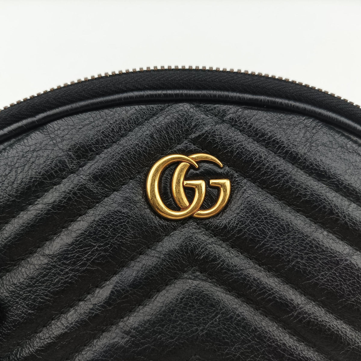 GG Marmont Black Leather 524597 GGマーモント ブラック レザー 524597