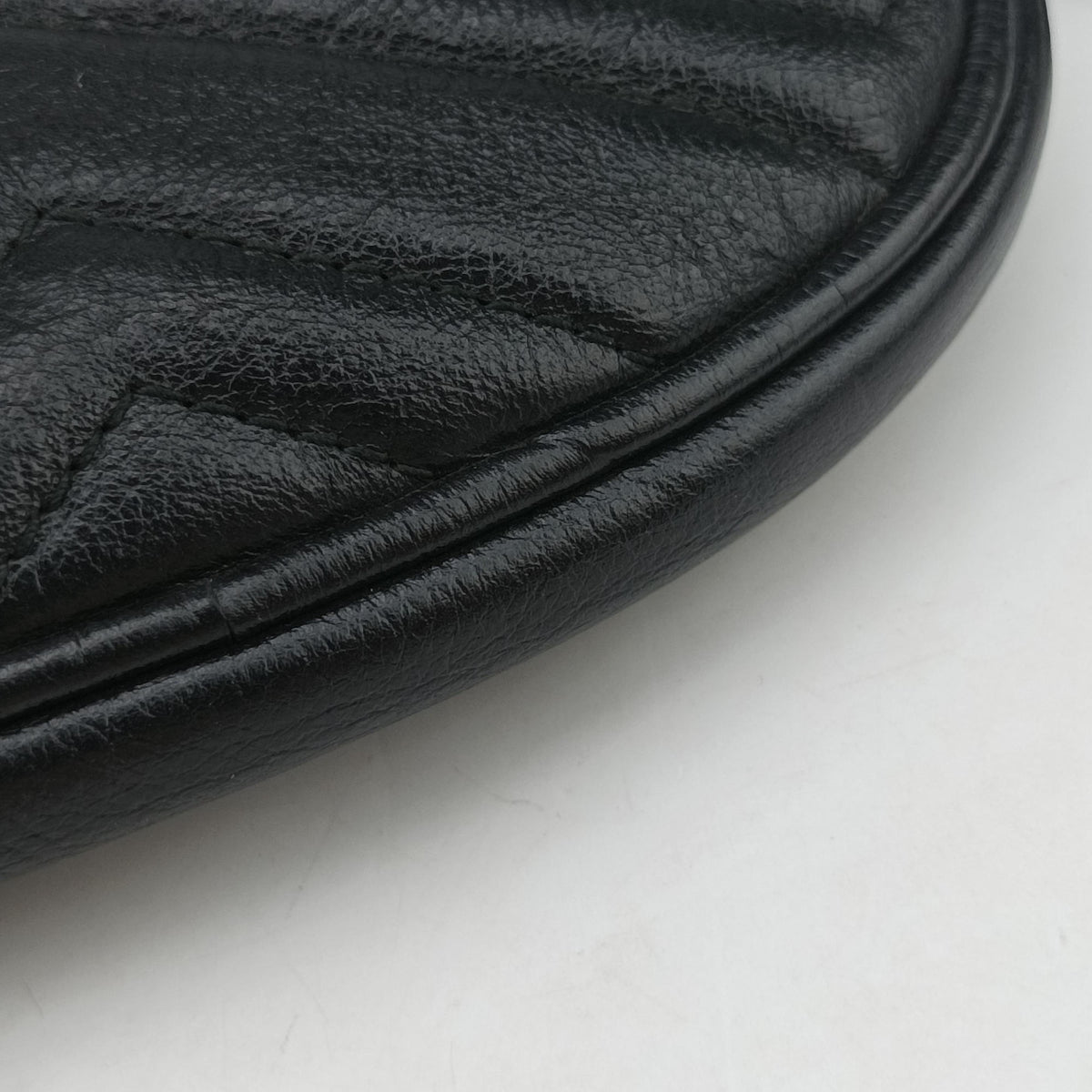 GG Marmont Black Leather 524597 GGマーモント ブラック レザー 524597