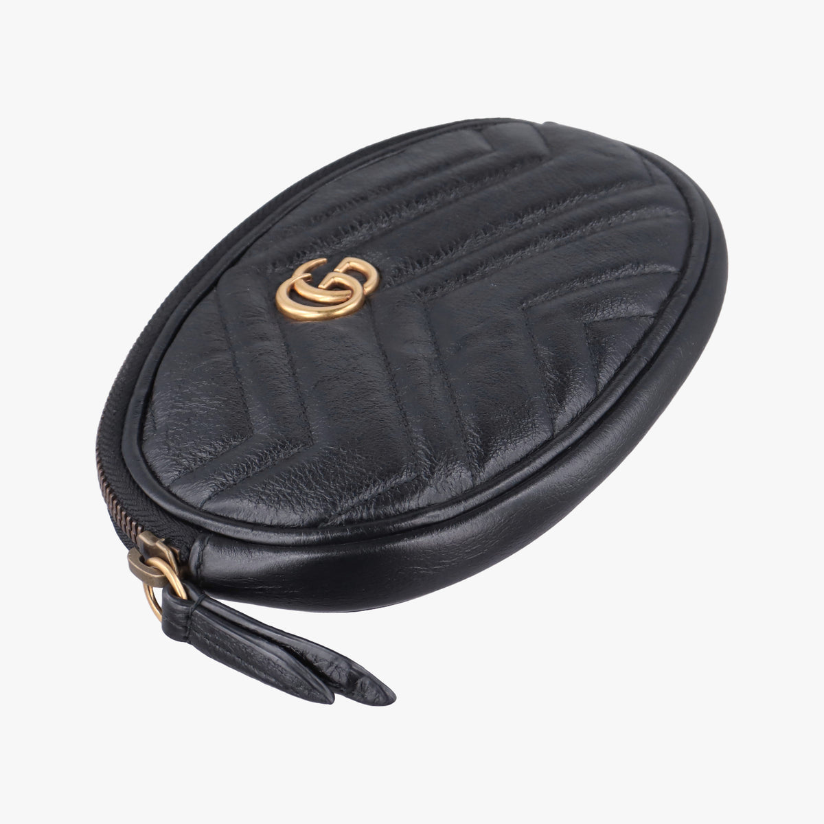 GG Marmont Black Leather 524597 GGマーモント ブラック レザー 524597