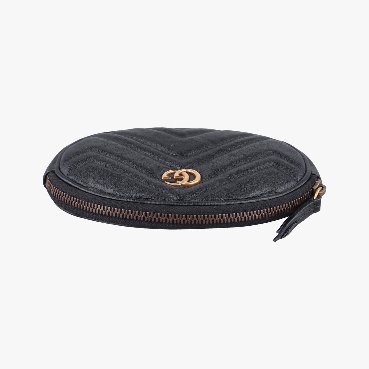 GG Marmont Black Leather 524597 GGマーモント ブラック レザー 524597