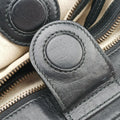GG Supreme Bee beige×black PVC coated canvas×Leather 450950 G020712977GGスプリーム ビー ベージュ×ブラック PVCコーティングキャンバス×レザー 450950 G020712977
