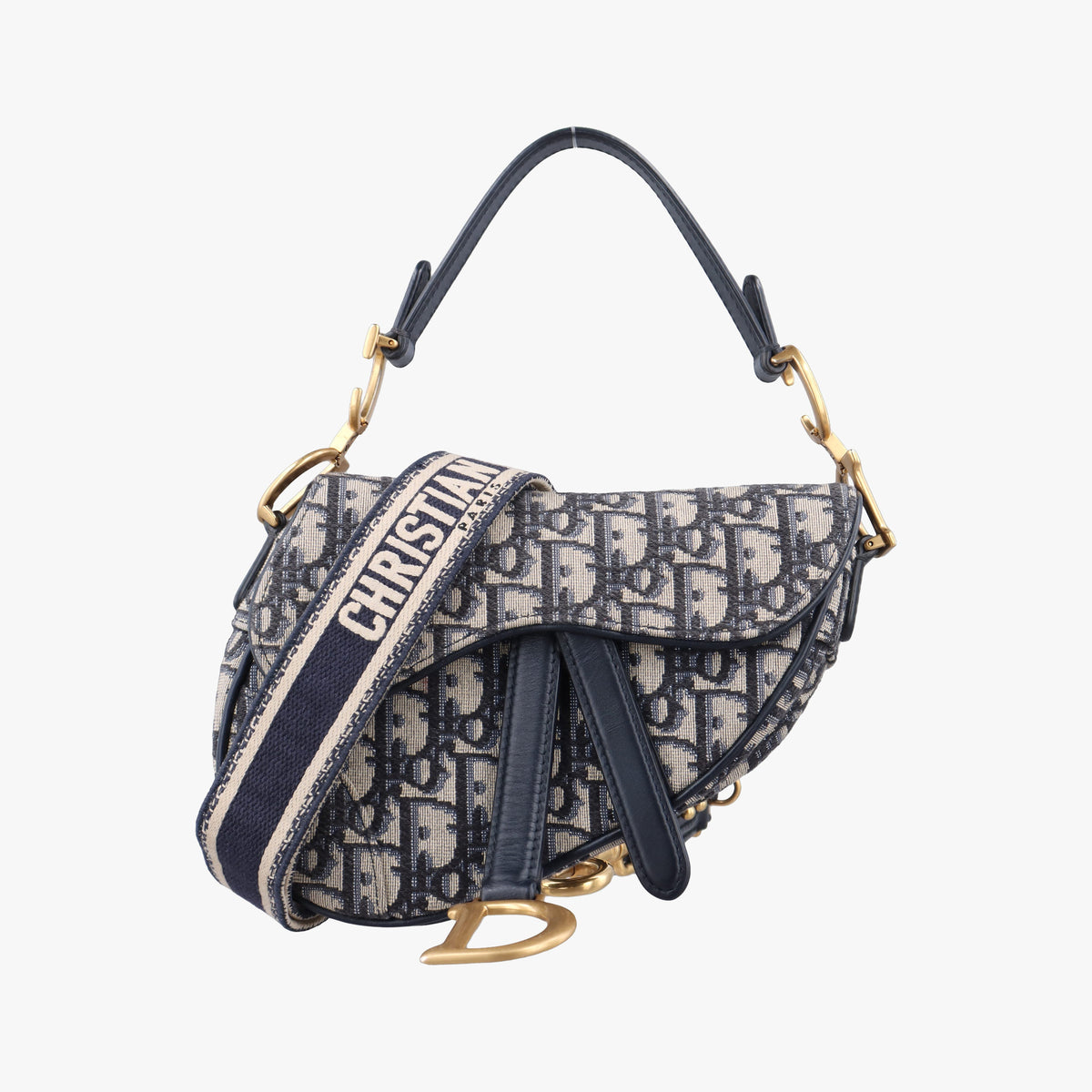 Saddle Navy Jacquard × Leather 05-RU-0231サドル ネイビー ジャガード×レザー 05-RU-0231