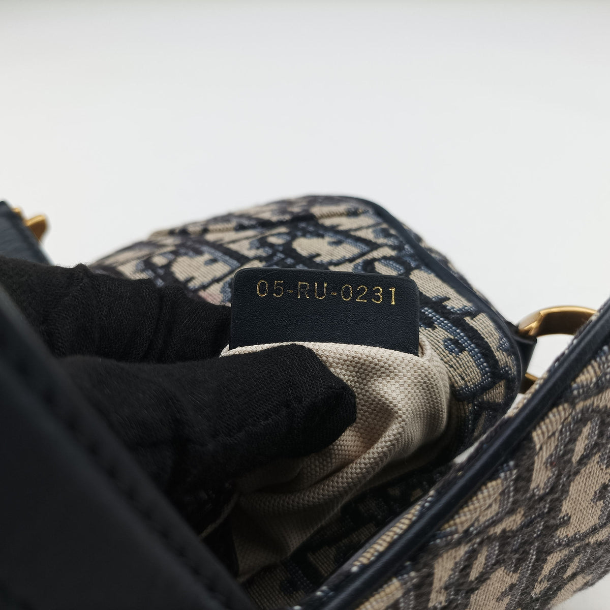Saddle Navy Jacquard × Leather 05-RU-0231サドル ネイビー ジャガード×レザー 05-RU-0231